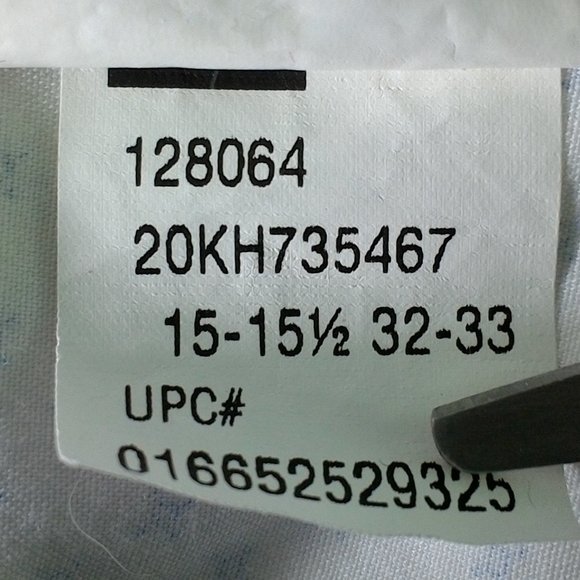 Van Heusen M slim fit long sleeved shirt. - Picture 6 of 6